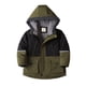 thumbnail image 1 of Gibobby Chamarra niñaNiños Niñas Manga Larga Invierno Cálido Outwear Patchwork Color Chaqueta Abrigo Al Libre(Verde, 4-5 Años), 1 of 5