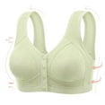 thumbnail image 4 of Lixiuxyad Sports Bra with Cups Women's Front Buttoned Large Sized Bra Vest Style Underwear Women's Bras Without Steel Rings, 4 of 5