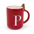 thumbnail image 2 of Tasses monogrammées en céramique Holiday Times - P, 2 of 3