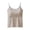 Khaki, variant on Women Seamless Spaghetti Straps Back Lined Cozy Cool Feeling Everyday Bras