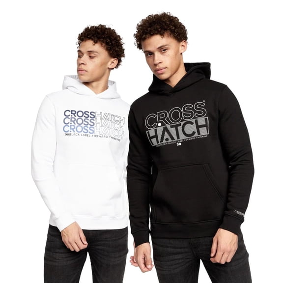 Crosshatch Mens Englow Hoodie (Pack of 2)