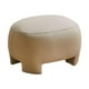 thumbnail image 4 of Taburete acolchado para pies, reposapiés suave y cómodo para sofá, para oficina, sala de estar, hogar Beige, 4 of 8