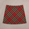 thumbnail image 5 of Royal Stewart Tartan Cross Plaid Mini Skirt mini denim skirt Woman skirt Dresses, 5 of 7