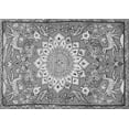 thumbnail image 1 of Ahgly Company Indoor Rectangle Animal Gray Traditional Area Rugs, 6' x 9', 1 of 1