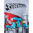 thumbnail image 2 of DC Comics Superman Boys Long Sleeve T-Shirt, Sizes XS 4/5-XXL 18/20, 2 of 3