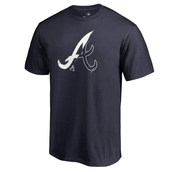 Men's Navy Atlanta Braves X-Ray T-Shirt