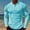 Light Blue(New), variant on Men's Fashion Waffle Weave Solid Color Shirt Button Down Lapel Collared Long Sleeve Casual Loose Blouses