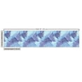 thumbnail image 2 of Leaves Fabric by the Yard Upholstery, Winter Composition Frozen Botany Fern Branches Arrangement in Aqua Tones, Decorative Fabric for DIY and Home Accents, Pale Blue and Blue by Ambesonne, 2 of 4