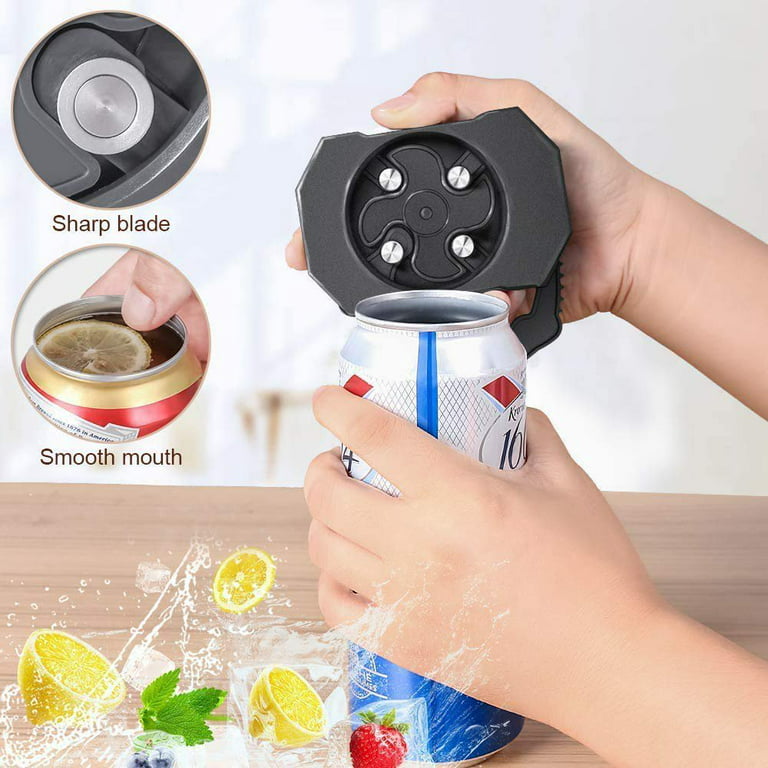 Electric Can Opener Mini One Touch Automatic Smooth Edges Automatic Can  Opener For Any Size Can Safety Handheld Kitchen Bar Tool - Electric Bottle  Opener - AliExpress