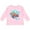 AD-Pink, variant on Fort Lauderdale, Florida Swimming Sea Turtle with Bubbles Boys or Girls Long Sleeve Toddler T-Shirt