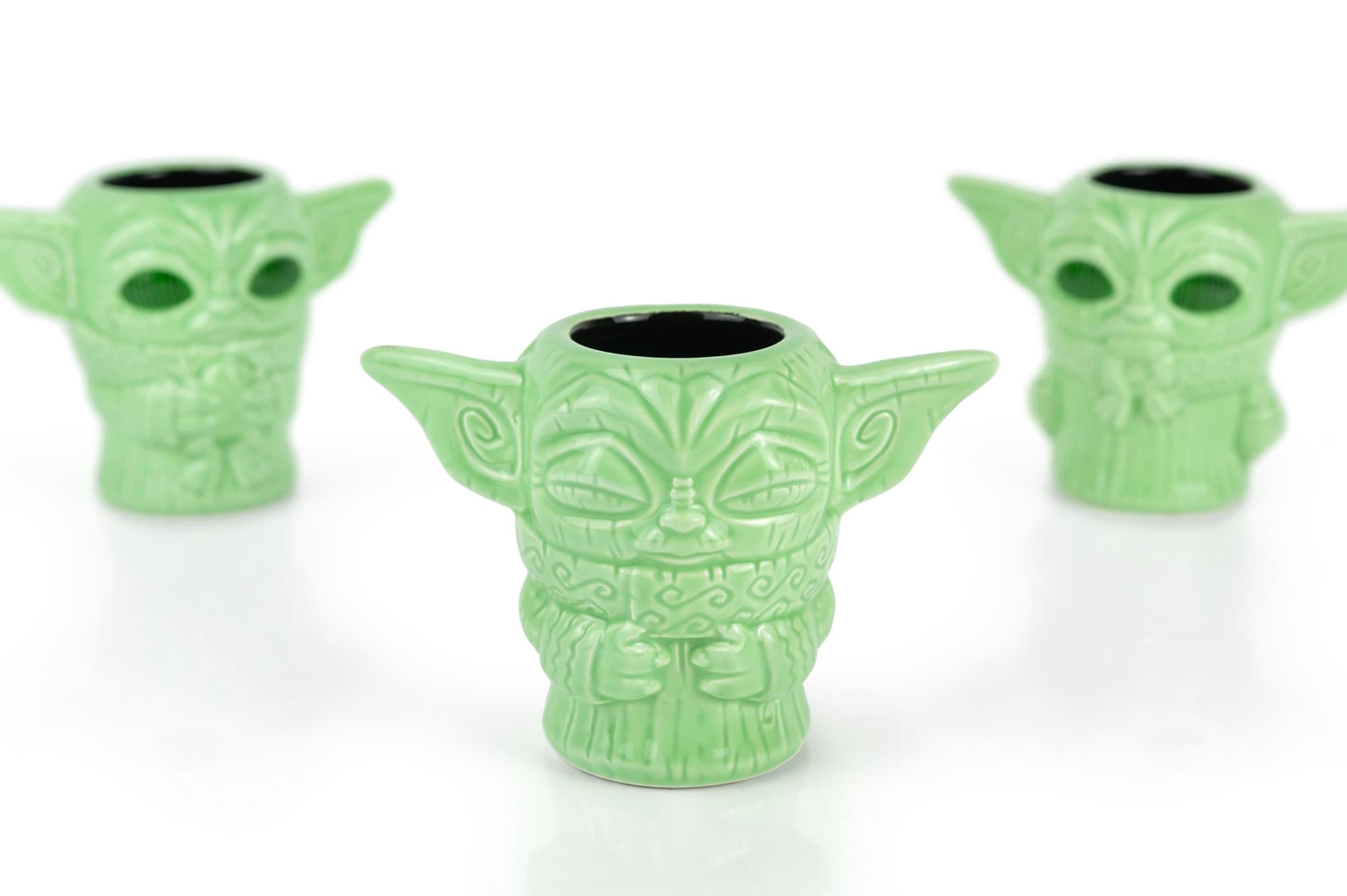 Geeki Tikis Star Wars Mandalorian The Child Mini Muglets | Set of 3 | 2.5 Ounces