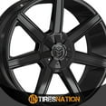 thumbnail image 4 of 24x9.5 Dropstars 650B Gloss Black Wheel 6x135 (25mm), 4 of 5