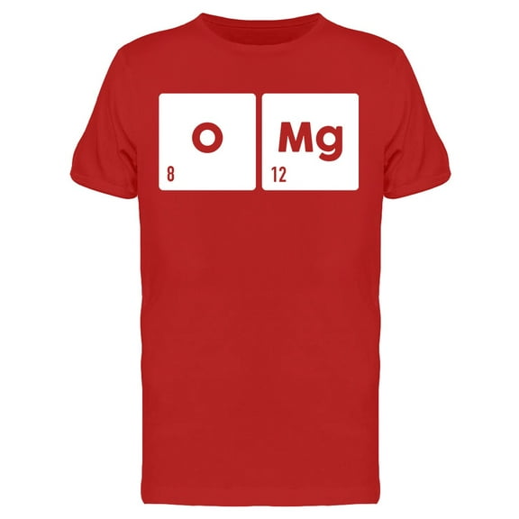 OMG Funny Periodic Table Geek Graphic Men's T-shirt