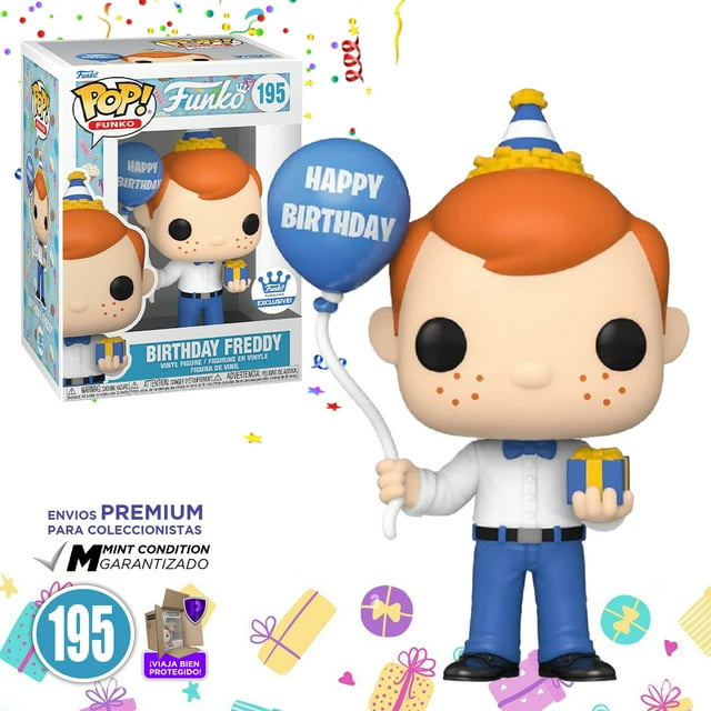 Funko Pop Birthday Freddy #195 Exclusivo Original Funko Mascota
