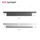 thumbnail image 3 of Foco LED para riel, reflector LED regulable, CA 90-260 V, COB, luz lineal, rejilla, lámpara de riel de 10 W, 20 W, 30 W, 40 W para iluminación interior, 3 of 5