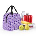 thumbnail image 5 of Honeii Violet Print Lunch Bag Women, Lunch Box Lunch Bag for Women Adult Men, Small Leakproof Cute Lunch Tote Large Capacity Reusable, 5 of 8