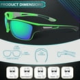 thumbnail image 3 of Sunier Sports Polarized Sunglasses for Cycling Driving Fishing 100% UV Protection, 3 of 6