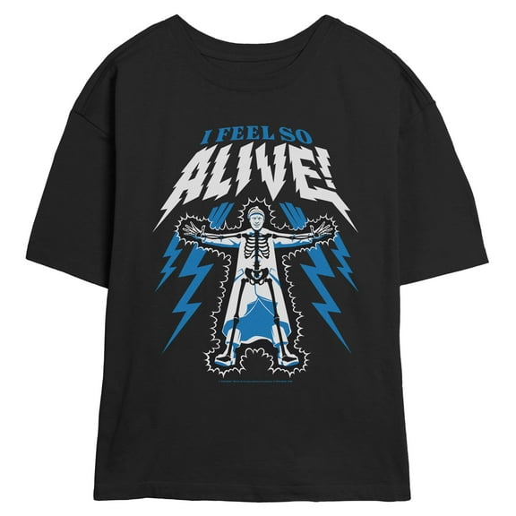 Juniors Wednesday I Feel So Alive Quote T Shirt