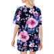 thumbnail image 5 of TaTaai Women Fashion Printed Loungewear Set Crew Neck Short Sleeve Top & Pants Loose Fit Lightweight Breathable Machine Washable No Fading Home Relaxed Wear Gift, 5 of 6
