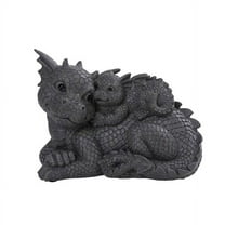 Pacific Giftware PT Garden Dragon Family Dragon Garden Display Decorative Accent Sculpture Stone Finish 10 Inch Tall C25