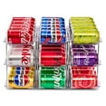 thumbnail image 6 of Sorbus 3-Pack Rolling Can Organizer – 3-Tier Canned Goods Dispenser Rack for Kitchen Pantry Storage & Organization, 6 of 8