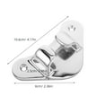 thumbnail image 2 of PTOOTP Silver Stainless Steel Boat Rope Cleat Weather Resistant for Yachts, 2 of 8