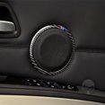 thumbnail image 3 of 2 piezas de cubierta de anillo de altavoz de puerta de fibra de carbono para BMW E92 M3 07-13 (tricolor) Tmvgtek Accesorios para autos y motos, 3 of 8