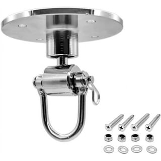 Lordz Stainless-Steel Swivel with Ball Bearing, Chrome Finish for Hanging Speed Bag, Speed Ball, Speed Bag Swivel, Pro Swivel Ceiling Hook Hanger