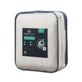 thumbnail image 6 of Serta Parsa Microlight Geometric White Solid Print Electric Blanket, King, 6 of 8