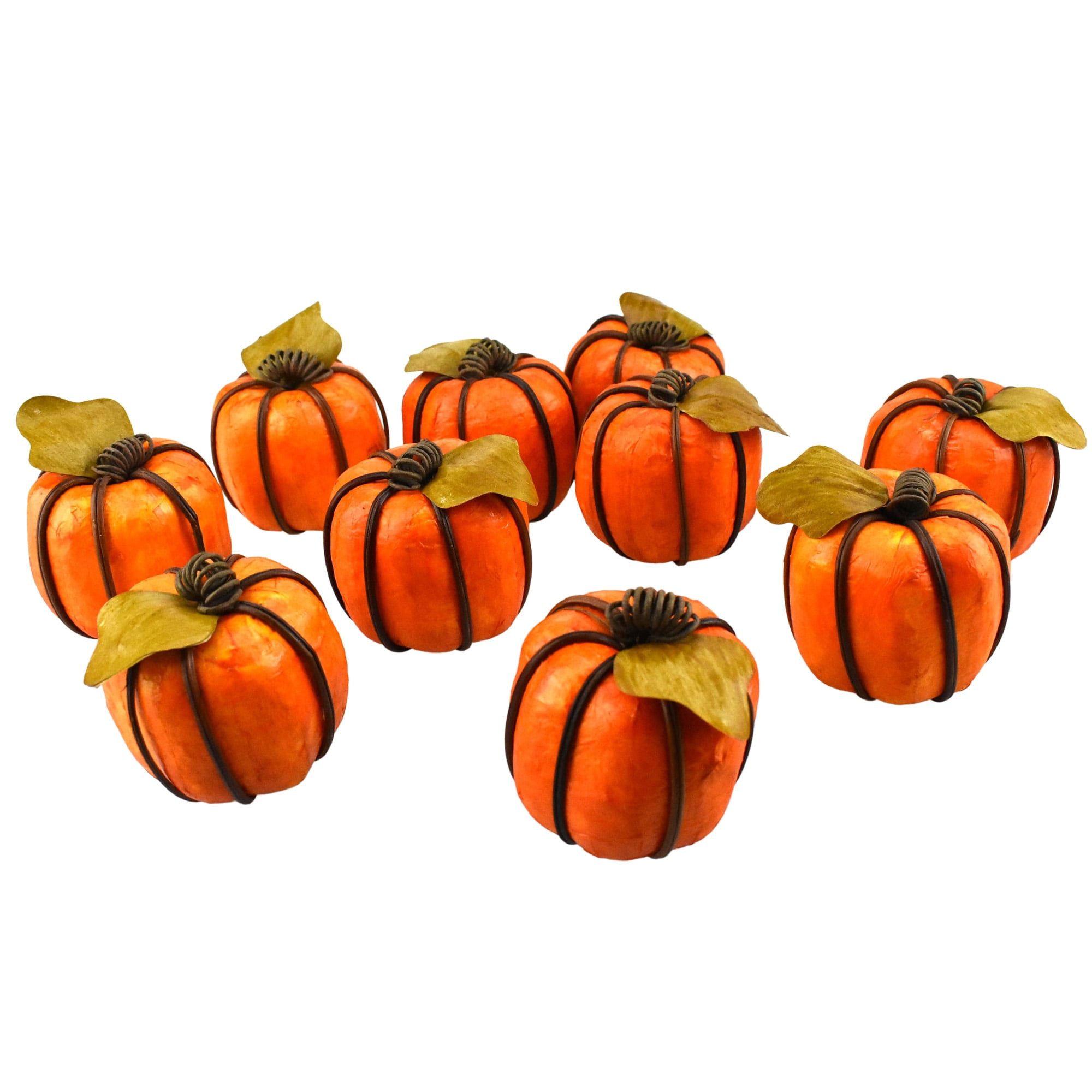 Homeford Decorative Autumn Mini Pumpkin Bowl Fillers, 21/4inch, 10