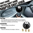 thumbnail image 6 of Universal Car Shift Knob Black 8 Billiard Ball Shift Knobs Shift 2024 Round, 6 of 8