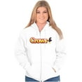 thumbnail image 3 of Crows Logo Black Licorice Candy Lover Unisex Plus Size Zip Hoodie Brisco Brands 4X, 3 of 5