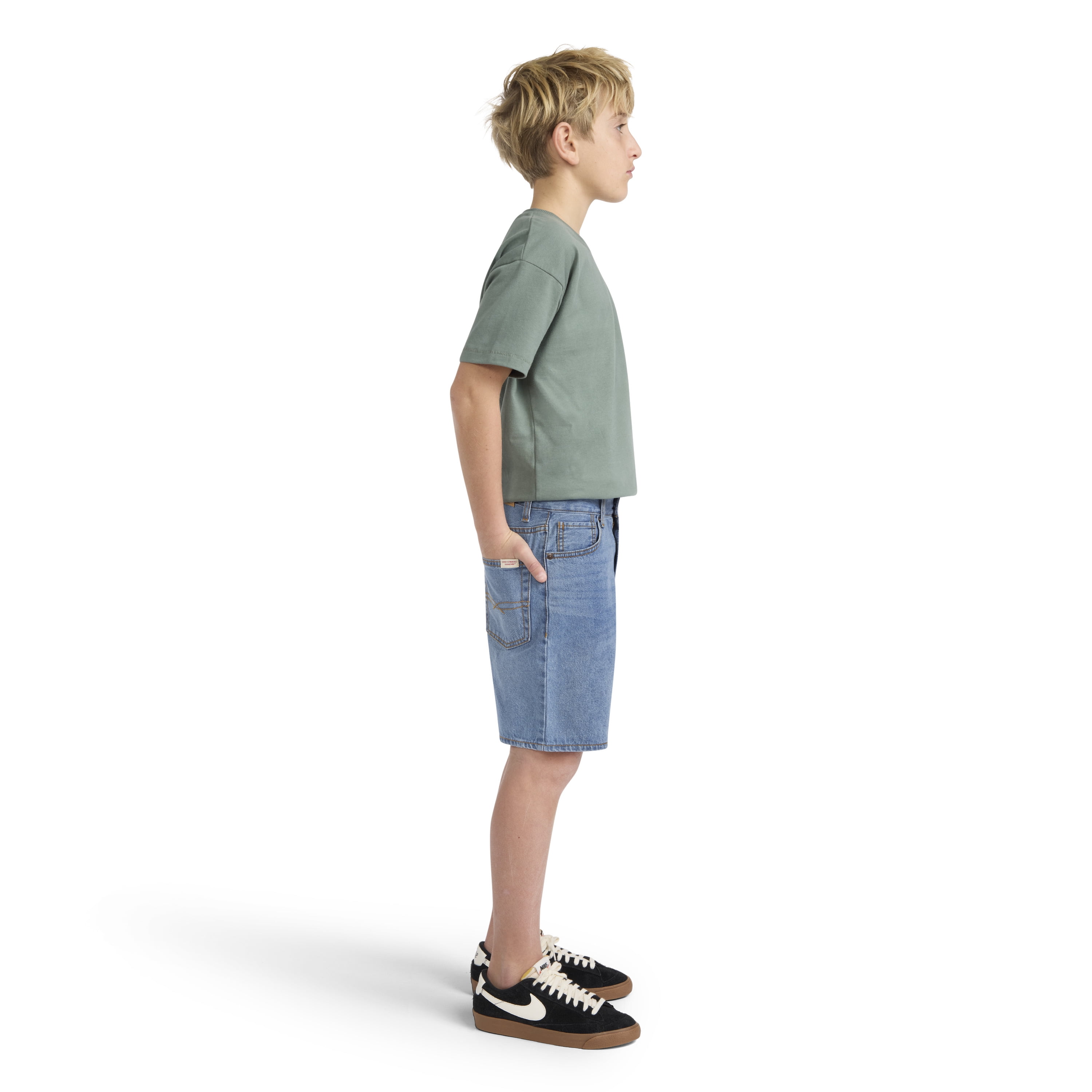 Levi Strauss Signature Boys Loose Fit Denim Shorts, Sizes 4-18