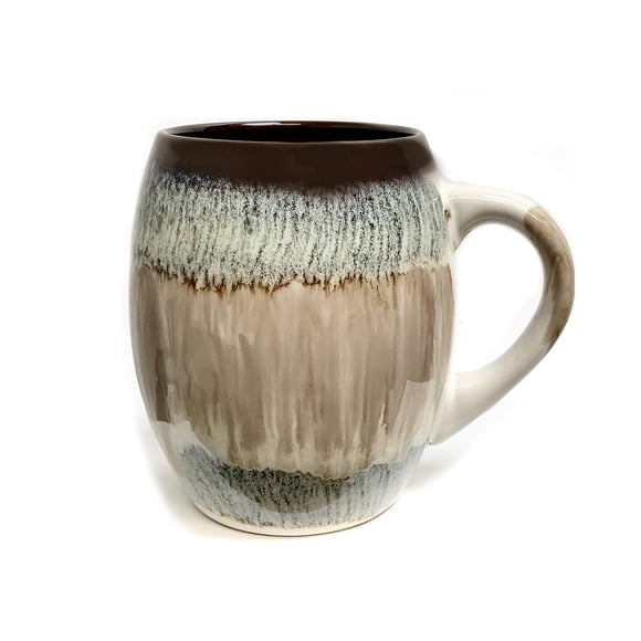 Tasse Tasses à Café en Céramique Émaillée, Grande Tasse à Café avec Poignée Robuste Superbe Déco de Cuisine Tasse à Café 20 oz, Sans Bpa Compatible Micro-Ondes Tasses à Café, Tasses de Café Modernes Uniques, Cadeaux Tasse Surdimensionnée