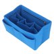 thumbnail image 4 of Estuche Con Inserción De Fieltro, Bolsa Con Inserción De Fieltro Azul, Cremallera De Múltiples Compartimentos Para Artículos De Tocador Para Viajes, 4 of 7