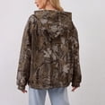 thumbnail image 4 of Hoodies for Women Sweatshirt Hooded Long Sleeve Casual Tops Pullover Sweater with Pocket L, 4 of 4