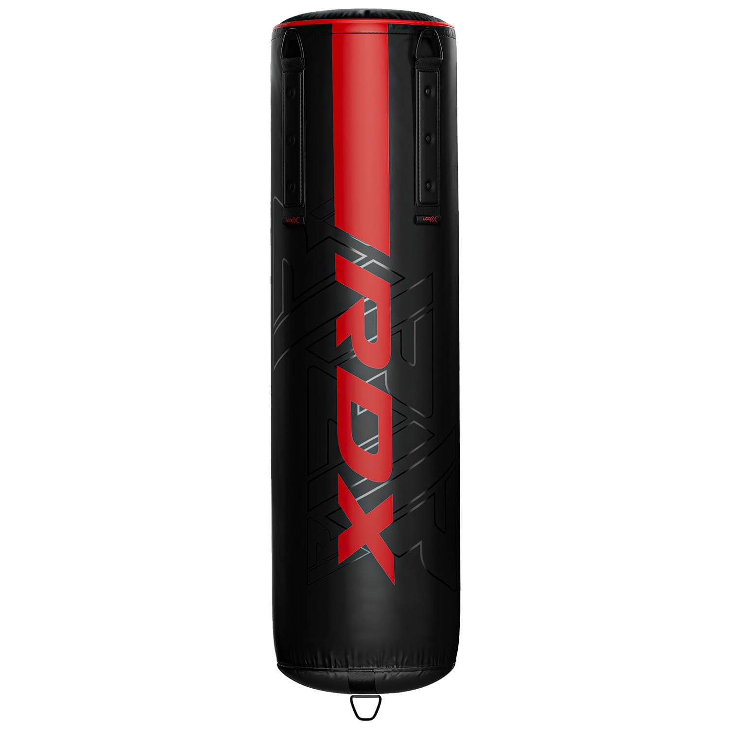 RDX Punch Bag 60lb&80lb, Leather Adult Punch Bag and Boxing Gloves, 5ft, Red