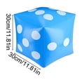 thumbnail image 3 of 30cm PVC Inflatable Giant Dice Large Squeeze Stress Relief Toy Pool Party Game Atmosphere Inflatable Prop,Blue, 3 of 6