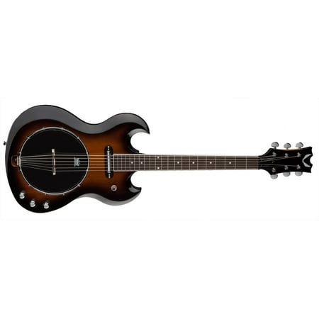 Dean 6 String Gran Sport Solid Body Banjo Guitar - Tobacco Sunburst (GS B6 TSB)