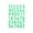 Green, variant on Wall Luminous and English Letters Peel-and-Stick Fluorescent Wall Art for Home and, 1.5-3 cm, Green