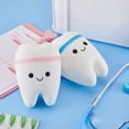 thumbnail image 4 of Realistic Tooth Shaped Squishies – Soft Slow-Rising Foam with a Silly Expression,Fun Little Fidget for Dental Offices,Party Favors,or Novelty Gifts, 4 of 6