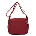 thumbnail image 6 of Jierger Women Fashion Nylon Messenger Single Shoulder Crossbody Bag 𝑾𝒂𝒕𝒆𝒓𝒑𝒓𝒐𝒐𝒇 Bags for College Large Crossbody Shoulder Bag for Women and Men, 6 of 7