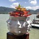 thumbnail image 4 of Abstract Style Flowerpot Vase Mould Multi-faceted Flower Pot Black, 4 of 5