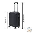 thumbnail image 2 of Maleta De Viaje Carry On 20” Pallpall Color Negro con Bolsa para Laptop, Portavasos Retráctil, Ruedas Giratorias y Candado de Combinación, 2 of 8