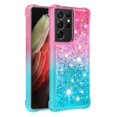 thumbnail image 2 of Funda para Samsung Galaxy S21 Ultra 5G Transparente con Brillos Carcasa Protectora Antigolpes con Glitter Brillante, 2 of 5