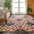 thumbnail image 6 of Nourison Moroccan Casbah Floral Ivory/Pink 7'10" x 10'6" Area Rug, (8x11), 6 of 8