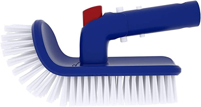 Pool Step and Corner Cleaning Brush with Adjustable Handle Rotation — TCP  Global