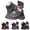Black, variant on Women's Waterproof Hiking Boots Arch Support Winter Snow Booties Fleece Lined Walking Outdoor Sneakers Shoes Black 6