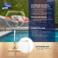 thumbnail image 2 of Juego de 2 copas de vino flotantes BubbleWally de 530 ml, irrompibles, 2 of 9