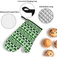 thumbnail image 3 of St. Patrick''s Day Oven Mitts and Pot Holders Sets 4 pcs, Kitchen Oven Gloves Heat Resistant BBQ Gloves Non Slip for Cooking, Chef, Baking, 3 of 6